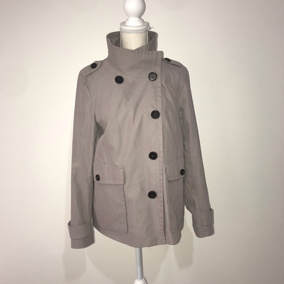 GAP Tan Button Up Jacket Size Small - Picture 2 of 6